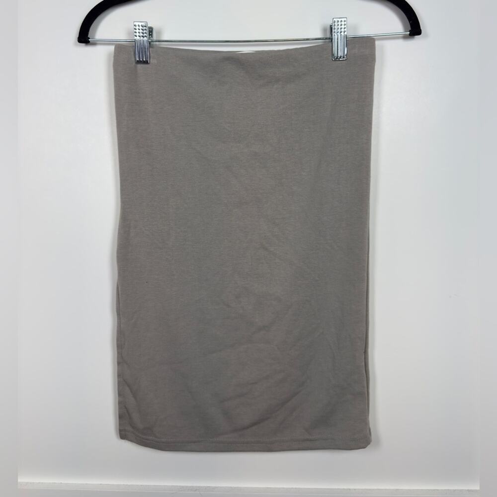 Oak & Fort Side Slit Bodycon Mini Skirt Size Medium